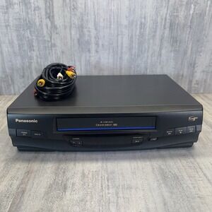 Panasonic PV-V4020 4-Head Omnivision VHS VCR Plus Player Blue Line Tested